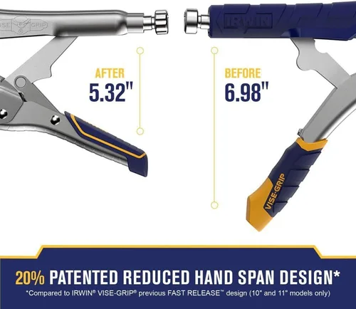 Vista 6 de IRWIN VISE-GRIP - Alicates de soldadura, liberación rápida, con abrazadera en C de bloqueo, de 11 pulgadas (IRHT82584)