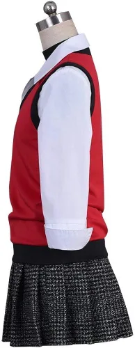 Vista 3 de Kakegurui Compulsive Gambler Midari Ikishima Midari Uniforme Cosplay Disfraz