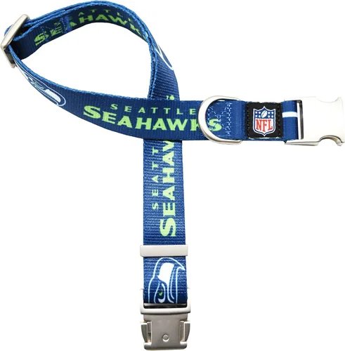 Vista 12 de Littlearth NFL Detroit Lions Pet Premium Collar, Team Color, Small 14-Color del