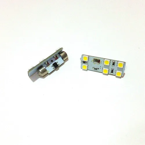 Vista 3 de 7 unids 6000K 72 LEDs 5050SMD LED luces de lectura interior para Volkswagen Golf MK6 2008-2012, alto brillo