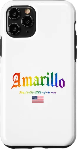 Vista 27 de iPhone 16 Amarillo Gothic Design Lgbtqai+ rainbow Version Case