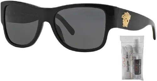 Vista 2 de Versace VE4275 Gafas de sol cuadradas para hombres para mujeres paquete con kit de cuidado de gafas de cortesía iWear de diseñador