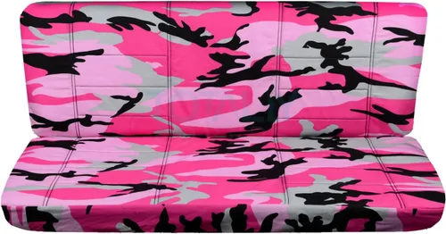 Vista 21 de Totally Covers Fundas de asiento compatibles con camuflaje para camioneta Ford F-150 F-250 F-350 (asiento trasero banco sólido) con/sin respaldo