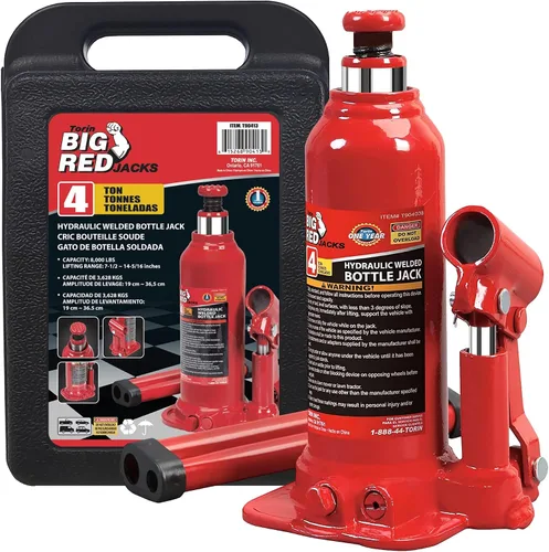 Vista 13 de BIG RED Gato hidráulico soldado para botella de 2 toneladas (4.000 libras) de capacidad, TAM90203B