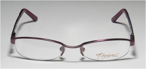 Vista 3 de Thalia Eldora Mujeres/Señoras ojo de gato medio aro bisagras flexibles estilo lentes/marco de gafas