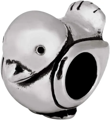 Vista 4 de Adabele 1 pieza auténtica de plata de ley 925 hipoalergénica paloma encanto pájaro mascota animal grano compatible con Pandora todos los demás dijes