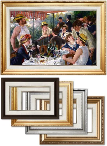 Vista 24 de DECORARTS - El almuerzo de los remeros de Pierre-Auguste Renoir. Impresiones giclée sobre lienzo. Mejora la decoración de tu hogar y oficina