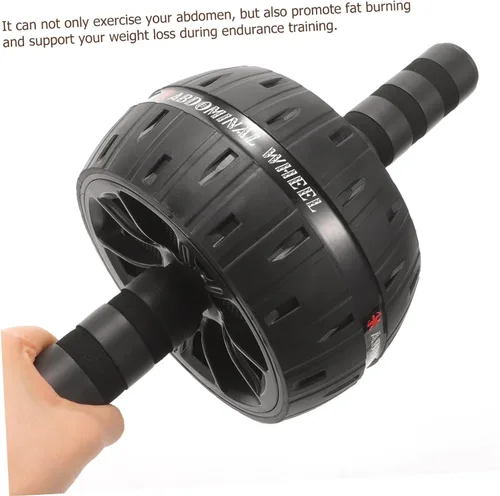 Vista 3 de NOLITOY Fitness Ab Roller Wheel with Knee Pad Core Trainer for Home Gym Exercise Equipment Smooth Forward Backward Movement for Abdominal Workout