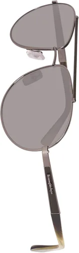 Vista 2 de Ermenegildo Zegna EZ0037S 12N Gafas de sol de aviador grisverde para hombre