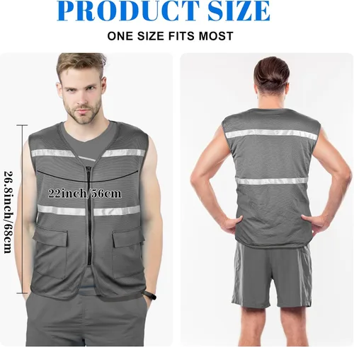 Vista 6 de Sukeen Chaleco refrescante corporal para hombres, mujeres y adultos