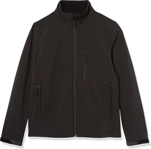 Vista 7 de Tienda Essentials Chaqueta Softshell resistente al agua para hombre grande y alto
