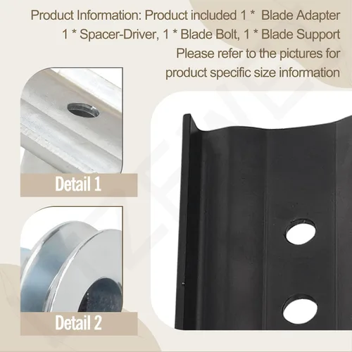 Vista 6 de 106-3987 125-2466 108-3766-03 Kit de montaje de destornillador de cuchilla compatible con cortacésped Toro Reemplaza 104-8687, 104-8695, 400-320