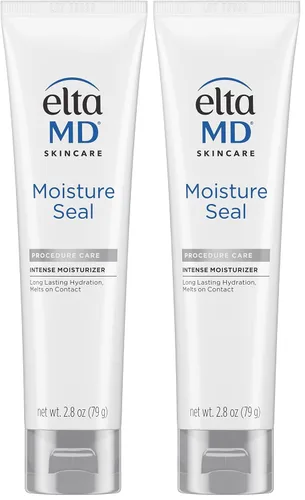 Vista 8 de EltaMD Hidratante para el cuidado de la piel Moisture Seal - Hidratante seco para cuerpo y cara para pieles sensibles, tubo de 2.8 onzas