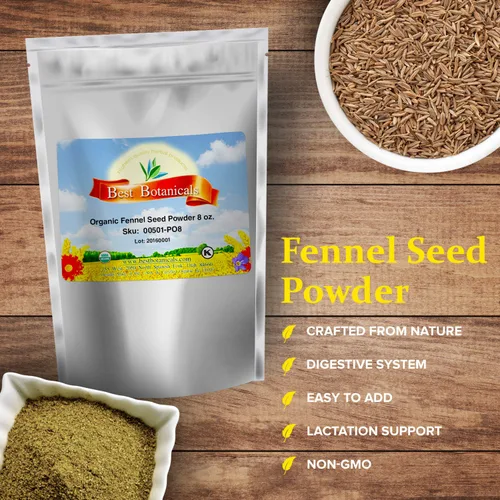 Vista 2 de Best Botanicals Polvo de semillas de hinojo 8 oz (orgánico)