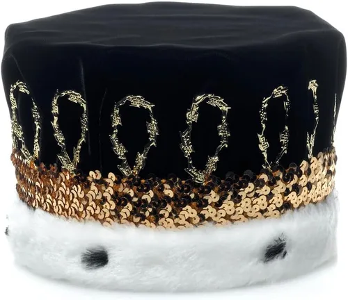 Vista 10 de Corona de terciopelo con lentejuelas y Amelia Tiara Royalty Set