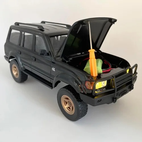 Vista 6 de WPL D54 RC Truck 4x4 Off Road Drift RC Car 1/16 Scale RTR LC80