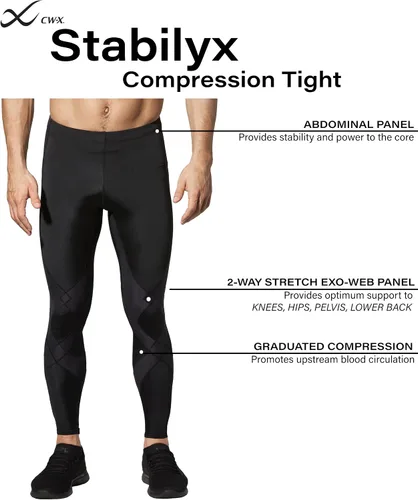 Vista 6 de CW-X Medias de compresión Stabilyx para hombre