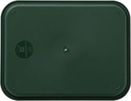 Vista 11 de Restaurantware Bandejas de comida rápida, paquete de 10 bandejas de plástico para cafetería, de 10 x 14 pulgadas, rectangulares verdes, aptas