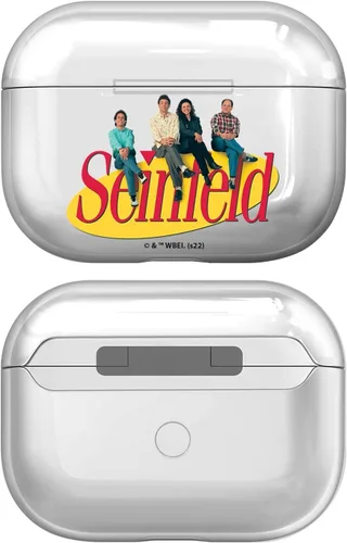 Vista 6 de Head Case Designs Seinfeld - Funda de cristal duro transparente con licencia oficial de Seinfeld A Show About Nothing, compatible con funda de carga
