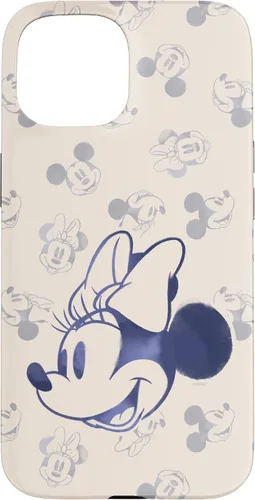 Vista 6 de Funda clásica retro vintage para iPhone 16 Disney Minnie y Mickey Mouse Heads
