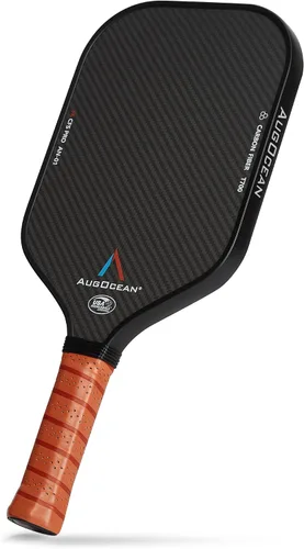 Vista 9 de Pala de Pickleball, Palas de Pickleball - Superficie de Fibra de Carbono Cruda 3K con Gran Rugosidad y Giro, Raqueta de Pickleball T700