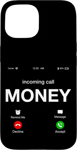 Vista 6 de Incoming Call Money is Calling Illustration Graphic Designs - Carcasa para iPhone 17