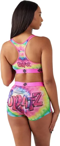 Vista 3 de PSD Brasier deportivo Bratz Dye para mujer, rosa, talla XS, Rosado