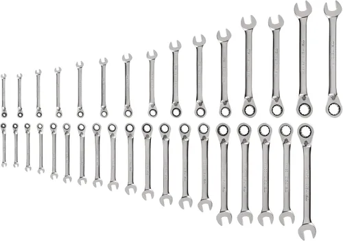 Vista 7 de TEKTON Juego de llaves combinadas de trinquete reversibles, 11 piezas