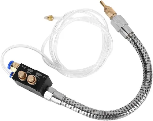 Vista 6 de ViaGasaFamido Sistema de pulverización de lubricación de refrigerante de niebla con válvula de retención Tubo flexible para corte de metales Máquina