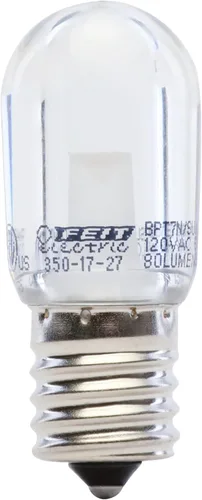 Vista 9 de Feit Electric BPT7N/SU/LED Bombilla LED no regulable, 15 W, 120 Vac, base E17 (intermedia), cálida, 80 lúmenes, color blanco