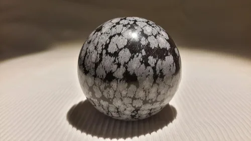 Vista 11 de Auténtica colección de esferas pulidas de piedra semipreciosa (jaspe brezado)