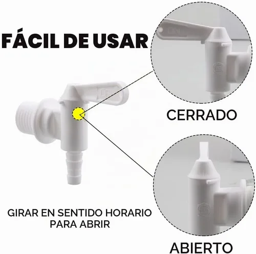 Vista 3 de Paquete de 2 cubos de embotellado con espita de plástico, espita de repuesto para cerveza o refrescos caseros