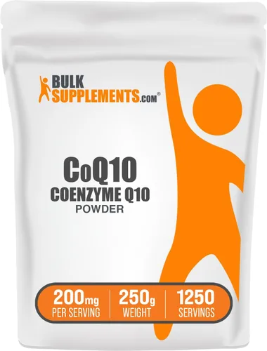 Vista 10 de BulkSupplements.com Coenzima Q10 en polvo - Suplemento de Coenzima Q10 200mg, suplemento nutricional - Sin gluten, 200mg por porción, 10g (0.35 oz)