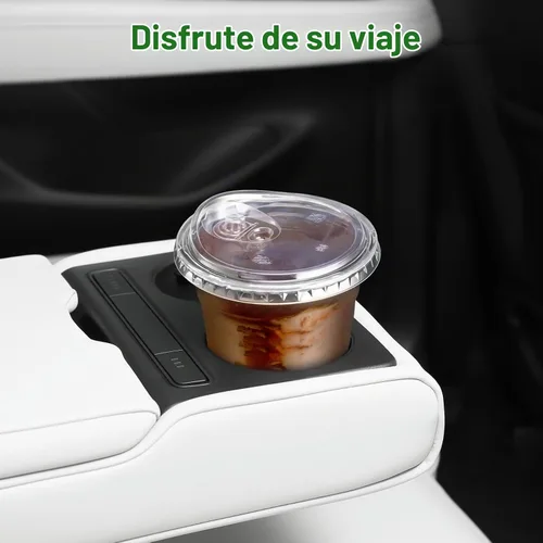 Vista 7 de Glotoch Express - Vasos de plástico con tapas para sorber sin pajilla, 24 onzas, 100