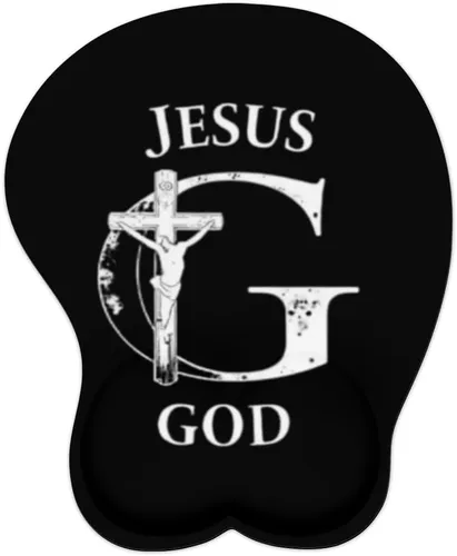 Vista 14 de Mousepad Blessed Religious Cross Ergonomic Wrist Support Non-Slip Base Mouse Mat with Wrist Rest Computer Mousemat for Desk Work Accessories Pad