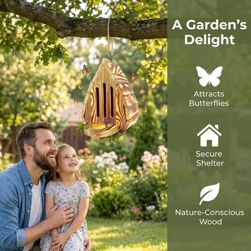 Vista 3 de Casas de mariposas para jardín - Experimenta la belleza de la naturaleza