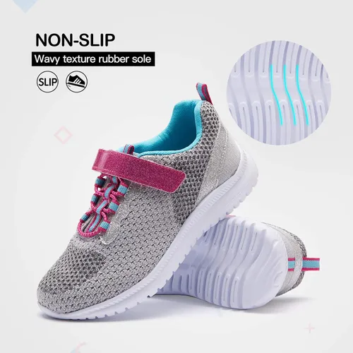 Vista 3 de RUNSIDE Zapatos deportivos para niños y niñas, ligeros, atléticos, para caminar, correr, tenis (bebéniño pequeñoniño grande)