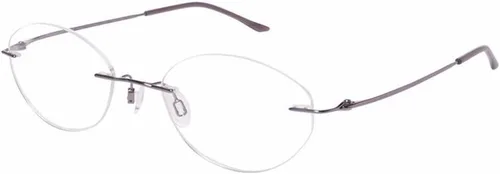 Vista 5 de Charmant Eyeglasses TI8600 TI/8600 SI - Marco óptico sin montura plateada de 0.748 x 5.512 in