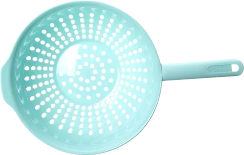 Vista 2 de GoodCook coladores, más grandes, verde azulado, 3qt (2.8L) (paquete de 1)