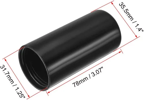 Vista 2 de uxcell Tapa de batería Mic Batería Tornillo en Tapa Tapa Tapa Negro 4 Piezas