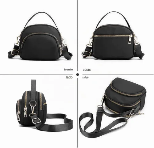 Vista 3 de Bolsos cruzados pequeños para mujer, bolsos de mano con correa ajustable para mujer, bolso de hombro para mujer