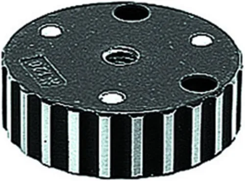 Vista 2 de Manfrotto 120DF Placa convertidora de 3/8 pulgadas F a 1/4 pulgadas F, color negro