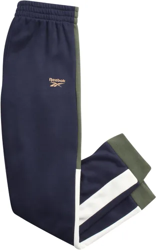 Vista 4 de Reebok Conjunto deportivo deportivo para niños, camisa de manga larga de 3 piezas y pantalones deportivos, chándal de forro polar de rendimiento