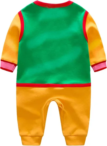 Vista 6 de RELABTABY Mameluco de anime de algodón de manga larga para bebés y niñas recién nacidas disfraz de cosplay para bebés y niñas