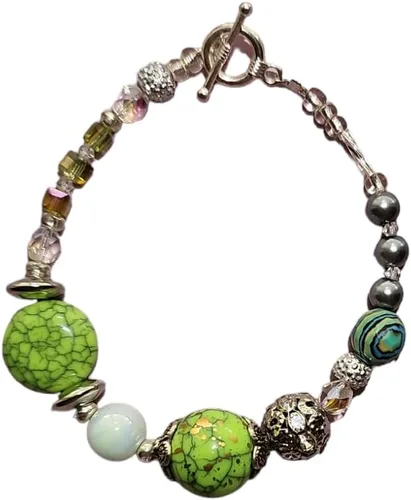 Vista 2 de Classy Summer Lime Color Themed Bracelet