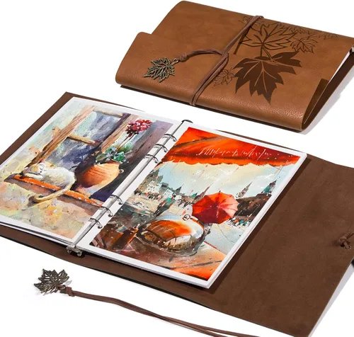 Vista 17 de Libro de bocetos de acuarela Lightwish, 100% algodón sin ácidos, papel de acuarela prensado en frío de 300 gsm/140 lb para artistas, adultos