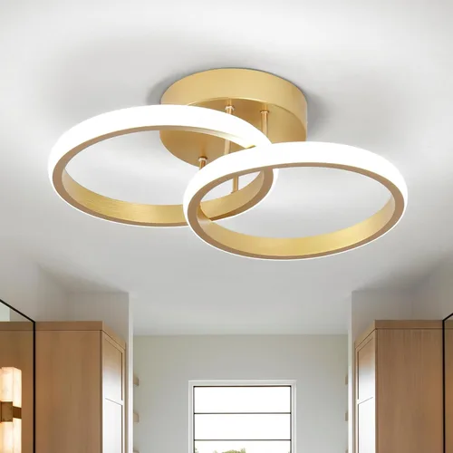 Vista 13 de CANEOE Lámparas de Techo LED Redondas Modernas, 6000K Blanco Frío, Lámparas de Techo para Pasillo, Luces de Techo Cerca del Techo para Baño