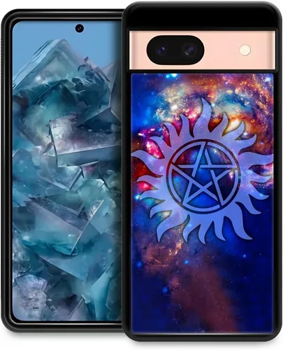 Vista 21 de CARLOCA Funda compatible con Google Pixel 4A, diseño de cosmos sobrenatural, ultra protección, a prueba de golpes, silicona suave, TPU