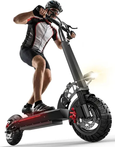 Vista 10 de Electric Scooter for Adults, 2400W & 1600W Off-Road Foldable E Scooter Dos 1600W gris oscuro