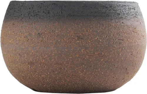 Vista 2 de Wazakura Banko Series - Maceta de cerámica hecha a mano para bonsái de 3.8 pulgadas (3.858 in), fabricada en Japón, maceta de jardín pequeña